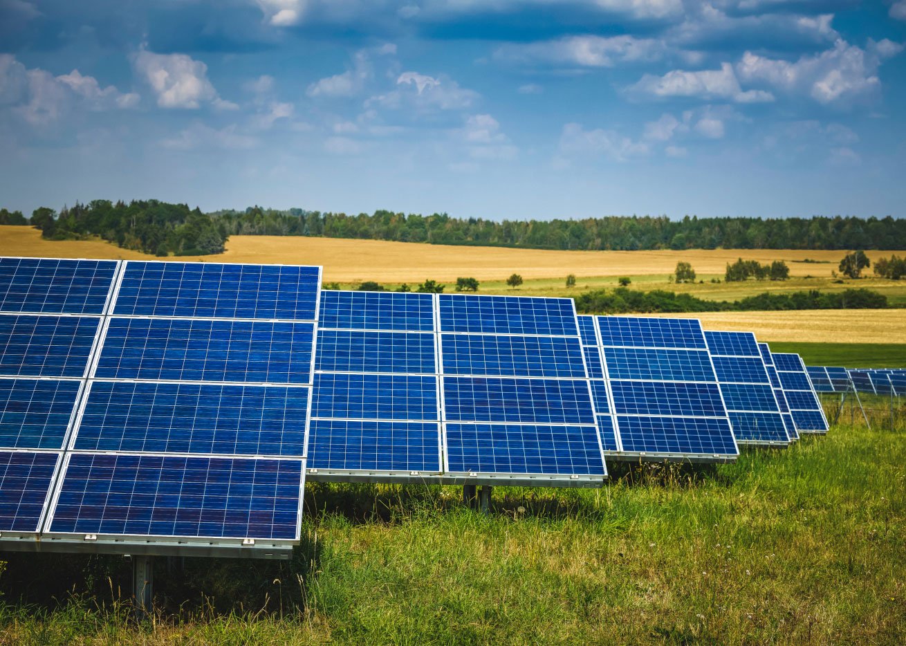 ground solar panels